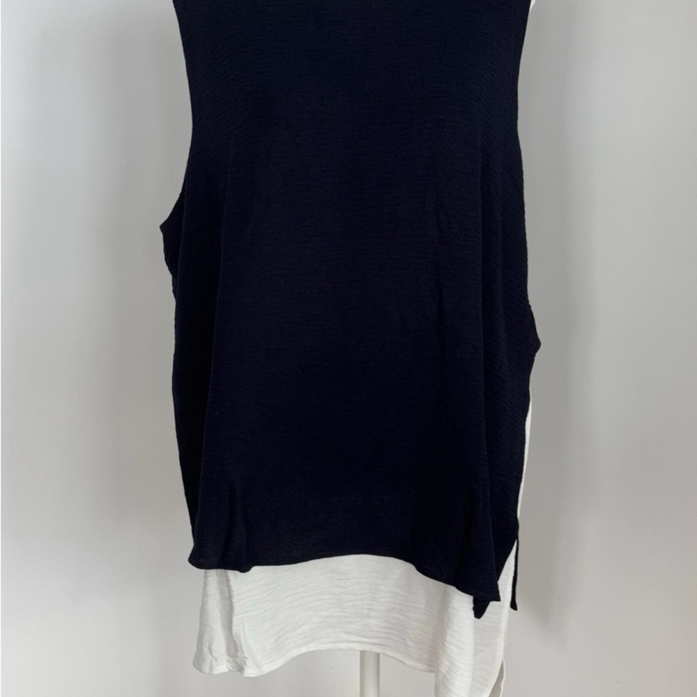 Franne Golde Tunic Size XL Navy and White - Picture 4 of 17